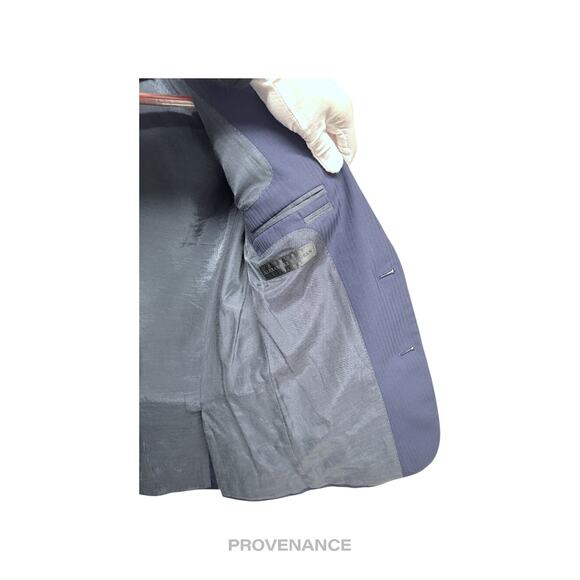 🔴  Alexander McQueen Jacket Coat Blazer - Striped Navy 36R - Picture 11 of 15